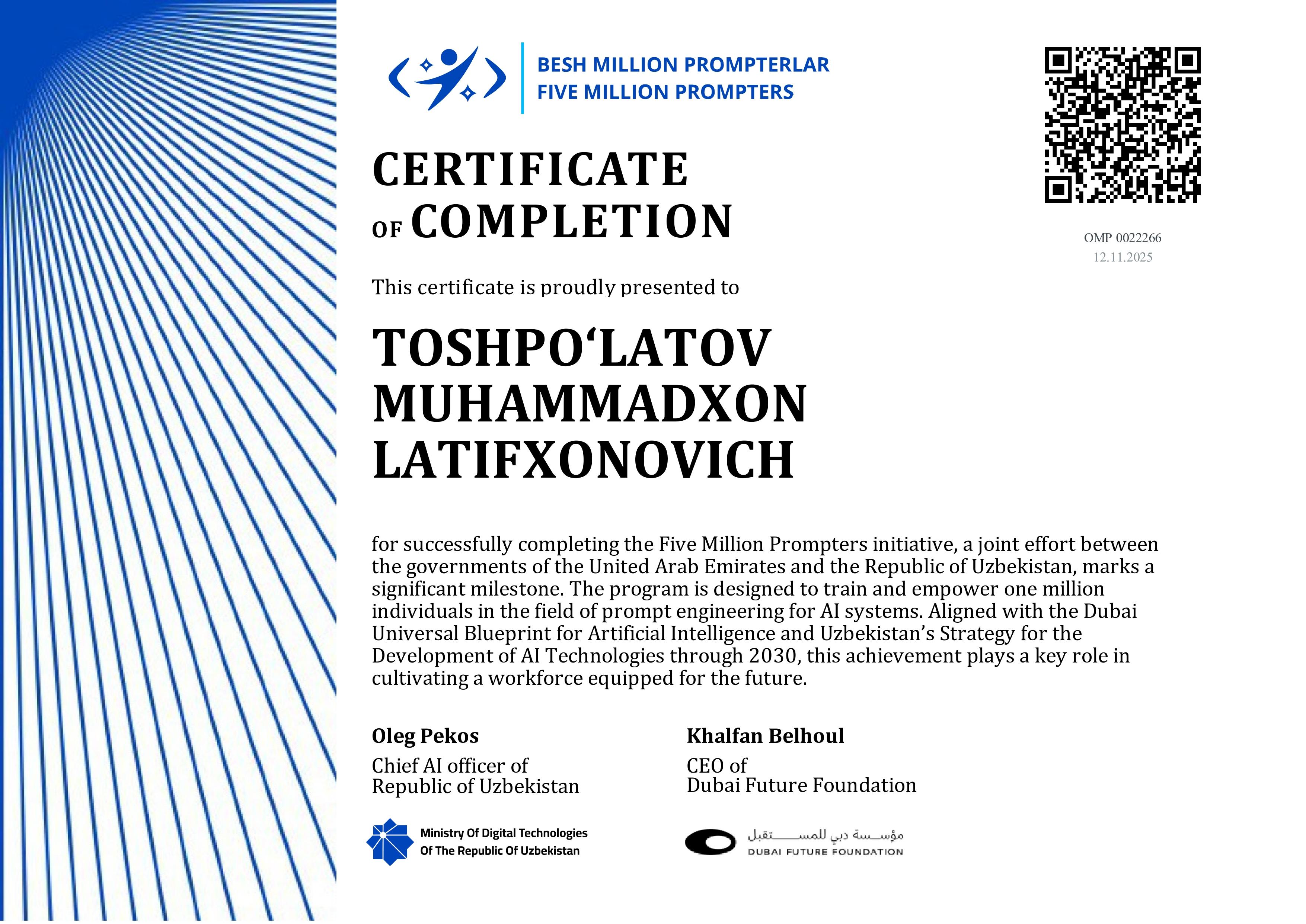 Five Million Prompters Initiative